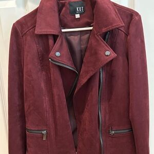 Kut From the Kloth Faux Suede Moto Jacket